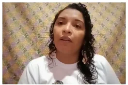 Rafael Godoi and Alessandra Félix on a video call