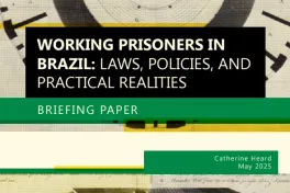 Working prisoners in Brazil: laws, policies and practical realities cover