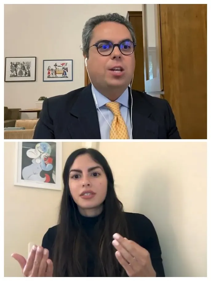 Isabel Roby and Hugo Leonardo